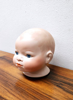 Large Bisque Dolls Head Signed Grace S Putnam Made in Germany | Antique & Vintage | Moonee Ponds Antiques | Australia Wide Delivery