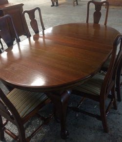 Clearance Australian Blackwood Dining Suite | Antique & Vintage | Moonee Ponds Antiques | Australia Wide Delivery