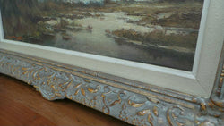 Framed French Oil On Canvas | Antique & Vintage | Moonee Ponds Antiques | Australia Wide Delivery
