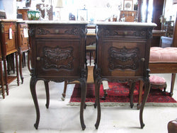 Pair of Stunning French Bedside Cabinets | Antique & Vintage | Moonee Ponds Antiques | Australia Wide Delivery