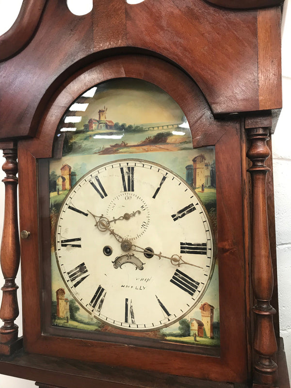 Superb Late Georgian Grandfather Clock