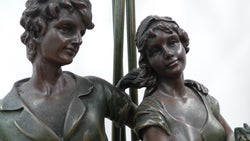 French Style Statue Lamp | Antique & Vintage | Moonee Ponds Antiques | Australia Wide Delivery