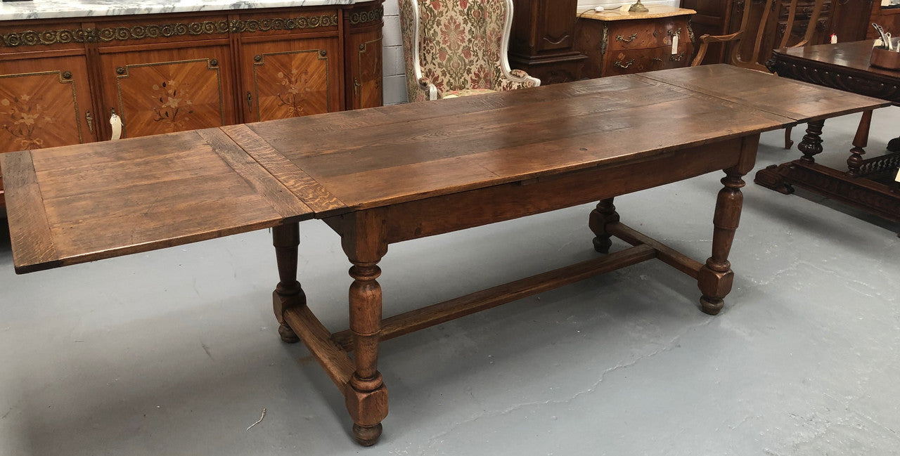 French Farmhouse Extension Table | Antique & Vintage | Moonee Ponds Antiques | Australia Wide Delivery