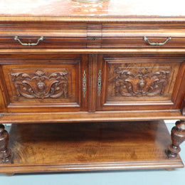 Antique 19th Century French Walnut Buffet
