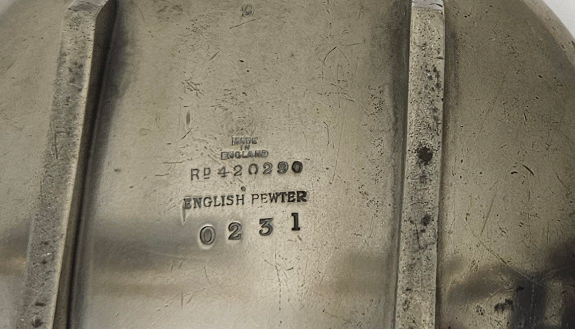 Arts and Crafts English Pewter Bowl