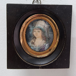 Antique Hand Painted Miniature