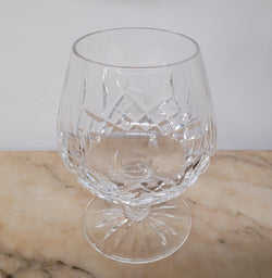 Waterford “Lismore” Crystal Brandy Balloon Glass | Antique & Vintage | Moonee Ponds Antiques | Australia Wide Delivery