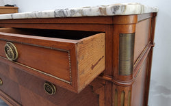 Louis XVI Style Mahogany Marble Top Cupboard | Antique & Vintage | Moonee Ponds Antiques | Australia Wide Delivery