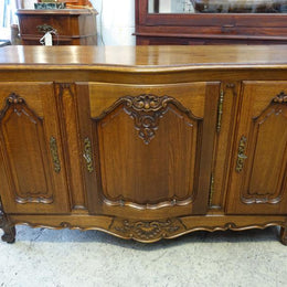 French Oak Entertainment Cupboard