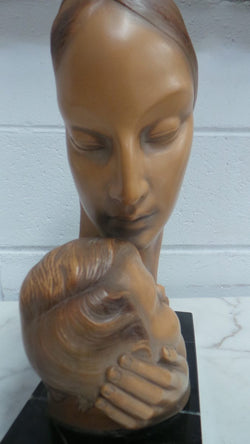 Mother and Child Terracotta Bust | Antique & Vintage | Moonee Ponds Antiques | Australia Wide Delivery