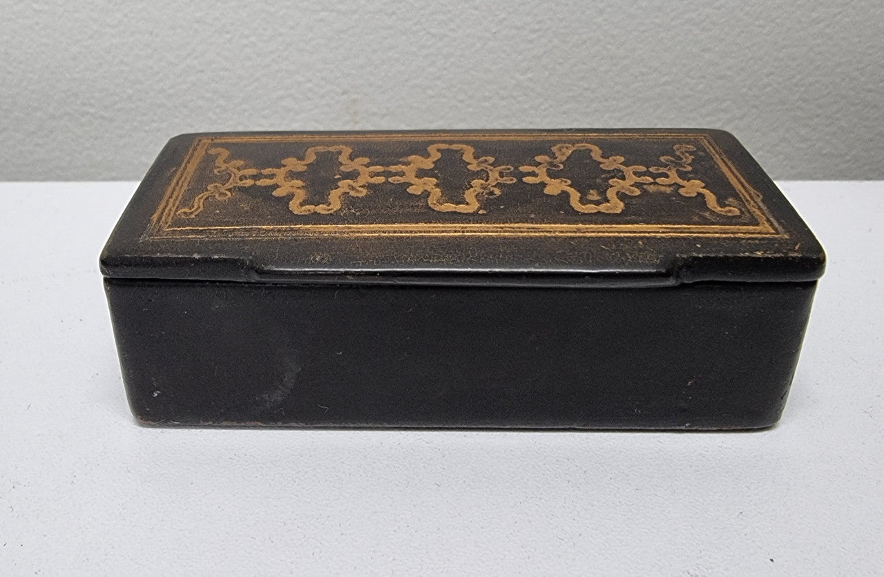 Victorian Papier-mâché Snuff Box | Antique & Vintage | Moonee Ponds Antiques | Australia Wide Delivery