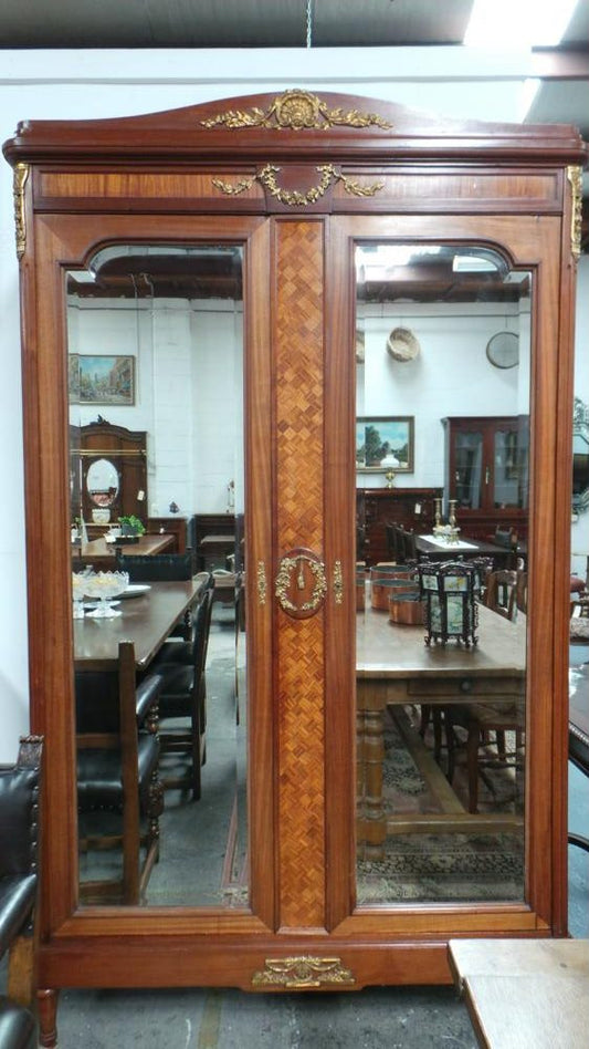 Antique French Walnut Armoire-1