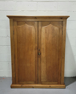 Lovely Victorian Pine Shield Cupboard | Antique & Vintage | Moonee Ponds Antiques | Australia Wide Delivery