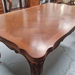 Louis XV Style Parquetry Top Extension Table