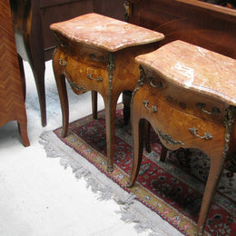 Pair of Rare Commode Bedside Cabinets