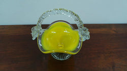 Art Glass Basket | Antique & Vintage | Moonee Ponds Antiques | Australia Wide Delivery