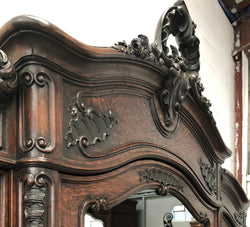 French 19th Century Louis XV Style Three Door Bookcase | Antique & Vintage | Moonee Ponds Antiques | Australia Wide Delivery