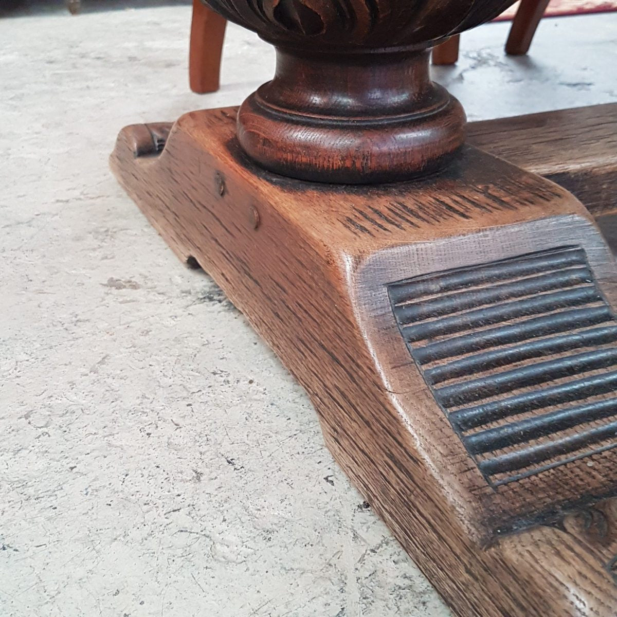 French Tudor Style Dining Table