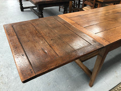 Rustic 19th Century French Oak Farmhouse Extension Table | Antique & Vintage | Moonee Ponds Antiques | Australia Wide Delivery