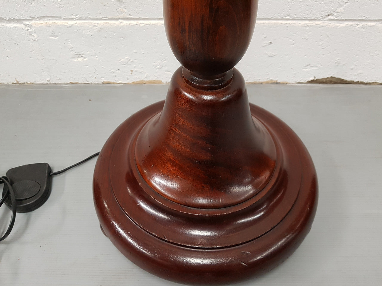 Antique Mahogany Standard Lamp