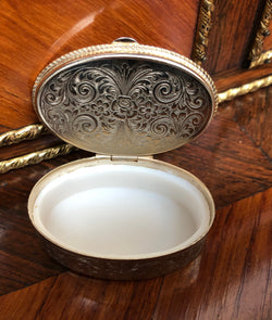 Vintage Engraved Pill Box | Antique & Vintage | Moonee Ponds Antiques | Australia Wide Delivery