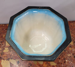 Antique Jardinière Black Background & Colorful Oriental Scene | Antique & Vintage | Moonee Ponds Antiques | Australia Wide Delivery
