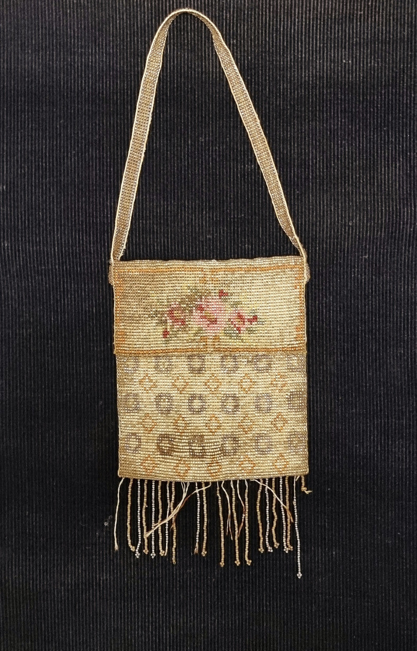 1920's Flapper Heavily Beaded Purse