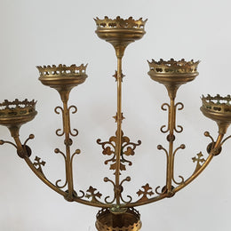 Antique Church Candle Holder