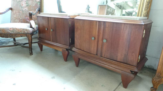 Pair Of Art Deco Bedside Cabinets-2