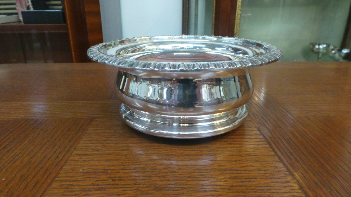 A Fabulous Sheffield Silver Plate Wine Coaster | Antique & Vintage | Moonee Ponds Antiques | Australia Wide Delivery
