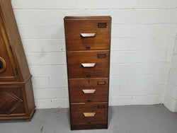 Blackwood Four Drawer Filing Cabinet | Antique & Vintage | Moonee Ponds Antiques | Australia Wide Delivery