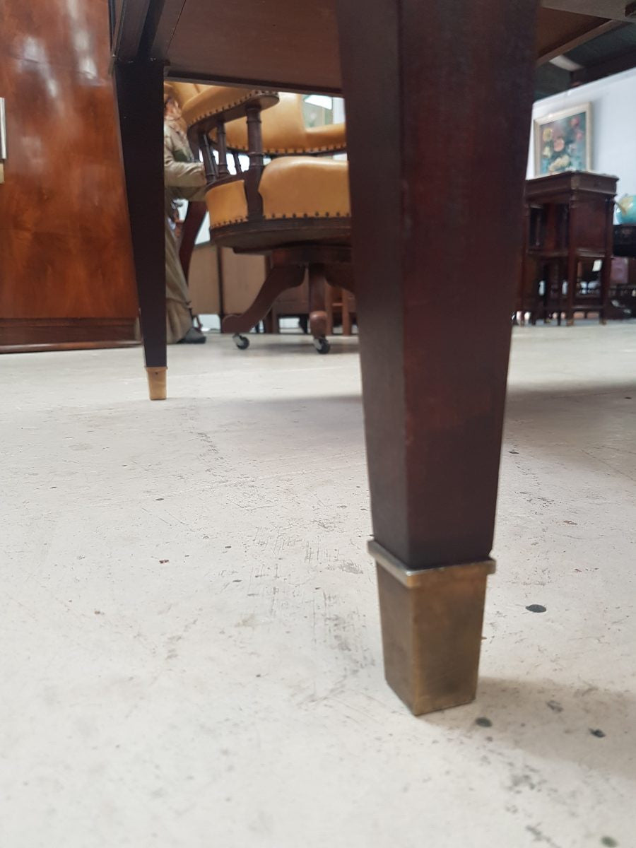 French Mahogany Partners Desk | Antique & Vintage | Moonee Ponds Antiques | Australia Wide Delivery
