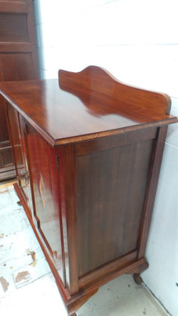Australian Black Wood Art Deco Cabinet With Internal Storage | Antique & Vintage | Moonee Ponds Antiques | Australia Wide Delivery
