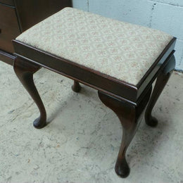Antique Queen Anne English Footstool