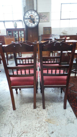 Lovely Set Of Four Upholstered Dining Chairs | Antique & Vintage | Moonee Ponds Antiques | Australia Wide Delivery