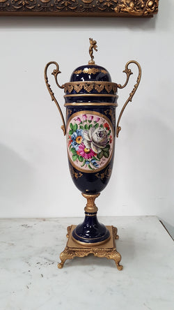 French Three-piece Sevres Style Porcelain Vase | Antique & Vintage | Moonee Ponds Antiques | Australia Wide Delivery