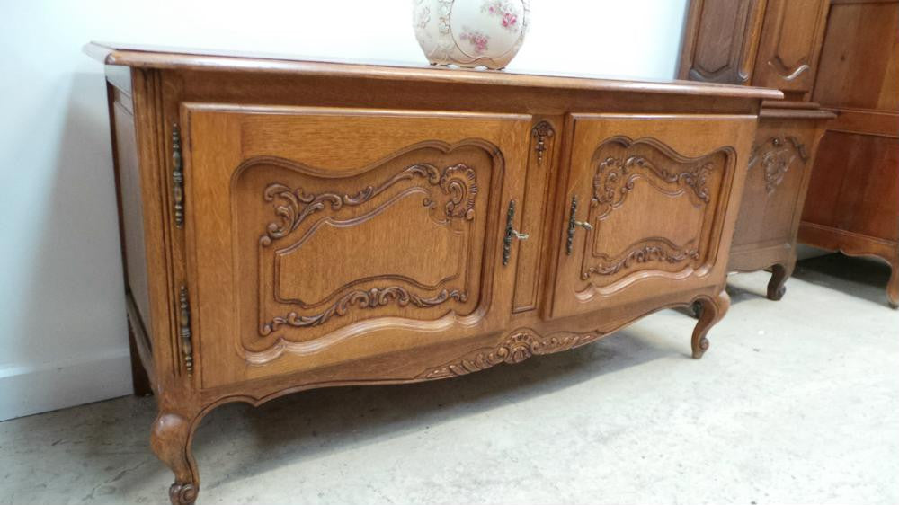 French Oak Entertainment Cabinet