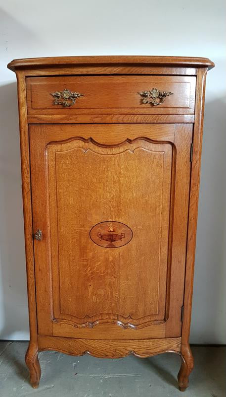 Rare Inlaid Louis XV Style Small Cupboard