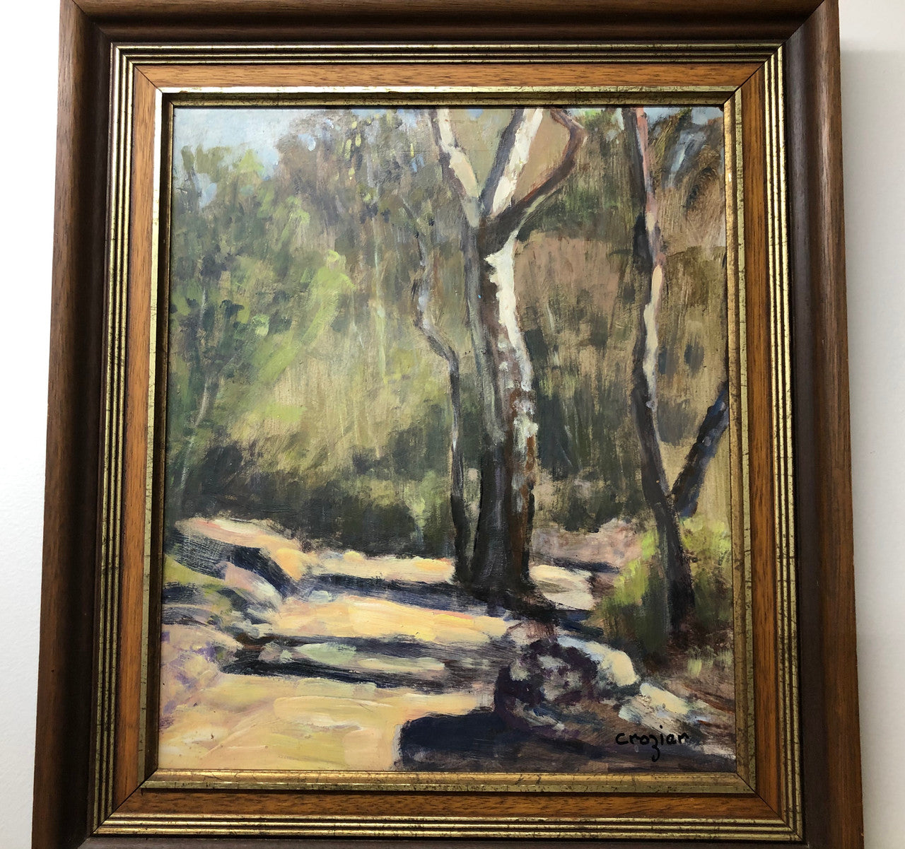 Framed Painting by artist "Frank Cozier" | Antique & Vintage | Moonee Ponds Antiques | Australia Wide Delivery