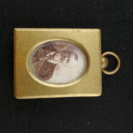 Miniature Antique Brass Picture Holder