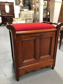 Lovely Edwardian Piano Stool | Antique & Vintage | Moonee Ponds Antiques | Australia Wide Delivery