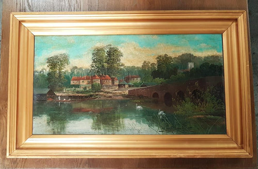 Framed Oil on Board