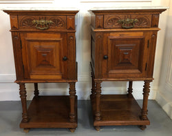 Beautiful Pair of French Arts and Crafts Bedsides | Antique & Vintage | Moonee Ponds Antiques | Australia Wide Delivery