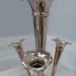Lovely Sterling Silver Four Trumpet Epergne