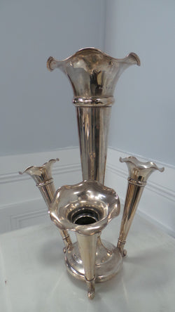 Lovely Sterling Silver Four Trumpet Epergne | Antique & Vintage | Moonee Ponds Antiques | Australia Wide Delivery