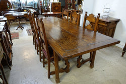 Large Elm Farmhouse Table | Antique & Vintage | Moonee Ponds Antiques | Australia Wide Delivery