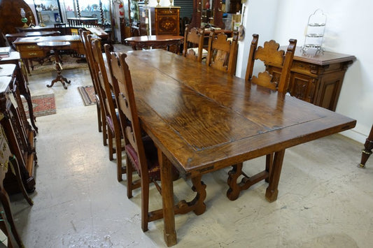 Large Elm Farmhouse Table
