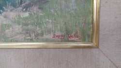 Framed Landscape Oil On Board Painting of Bega River | Antique & Vintage | Moonee Ponds Antiques | Australia Wide Delivery