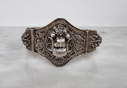 Antique Chinese Foo Dog Silver Bracelete | Antique & Vintage | Moonee Ponds Antiques | Australia Wide Delivery