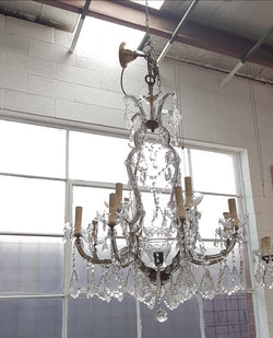 Elegant Parisian Chandelier | Antique & Vintage | Moonee Ponds Antiques | Australia Wide Delivery